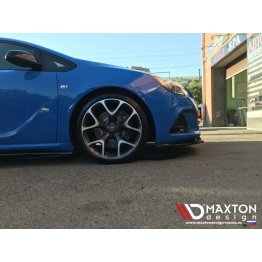 Накладки сплиттеры на пороги на Opel Astra J OPC / VXR